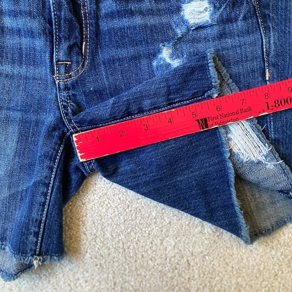 American Eagle Outfitters Dark Blue Jean Shorts - Picture 5 of 5